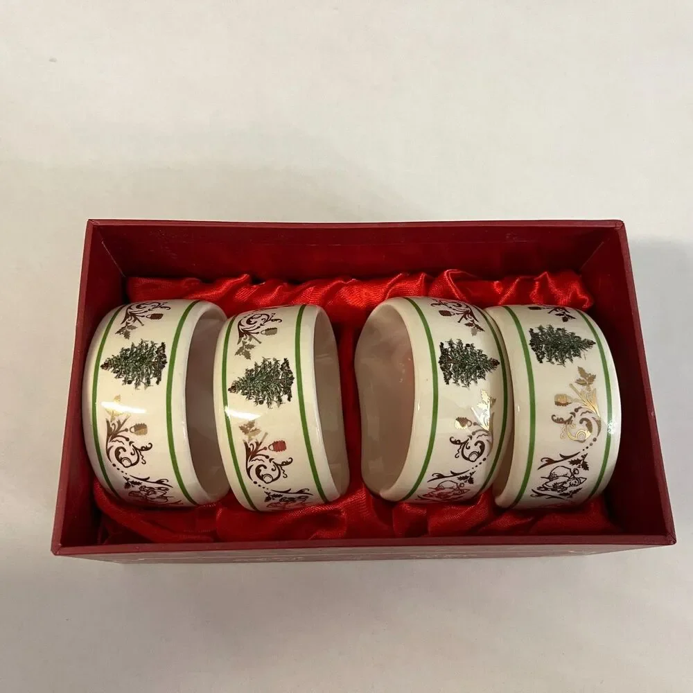 Spode napkin rings